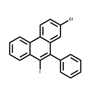 2-氯-9-碘-10-苯基菲,Phenanthrene, 2-chloro-9-iodo-10-phenyl-