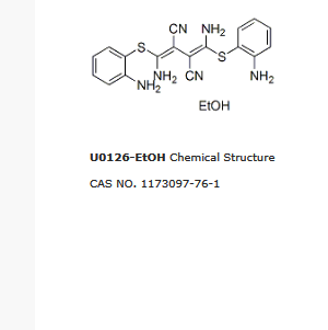 2,3-雙[氨基[(2-氨基苯基)硫]亞甲基]丁二腈乙醇鹽,U0126-EtOH