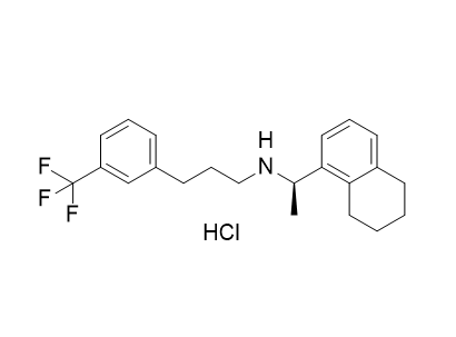 西那卡塞杂质24,(R)-N-(1-(5,6,7,8-tetrahydronaphthalen-1-yl)ethyl)-3-(3-(trifluoromethyl)phenyl)propan-1-amine hydrochloride