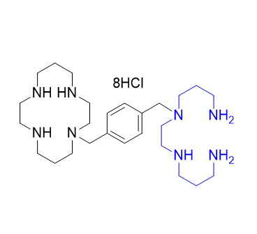 普乐沙福杂质54,N1-(4-((1,4,8,11-tetraazacyclotetradecan-1-yl)methyl)benzyl)-N1-(2-((3-aminopropyl)amino)ethyl)propane-1,3-diamine  octa-hydrochloride