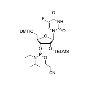 DMTr-2'-O-TBDMS-5-F-rU-3'-CE-Phosphoramidite,DMTr-2'-O-TBDMS-5-F-rU-3'-CE-Phosphoramidite