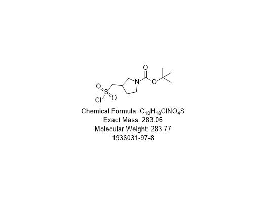 tert-butyl 3-[(chlorosulfonyl)methyl]pyrrolidine-1-carboxylate,tert-butyl 3-[(chlorosulfonyl)methyl]pyrrolidine-1-carboxylate