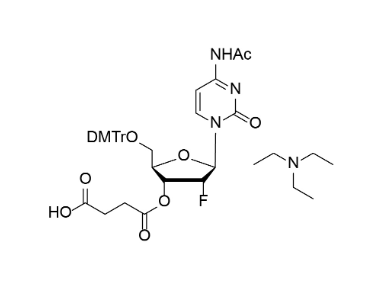 DMTr-2'-F-dC(Ac)-3'-succinate, TEA salt,DMTr-2'-F-dC(Ac)-3'-succinate, TEA salt