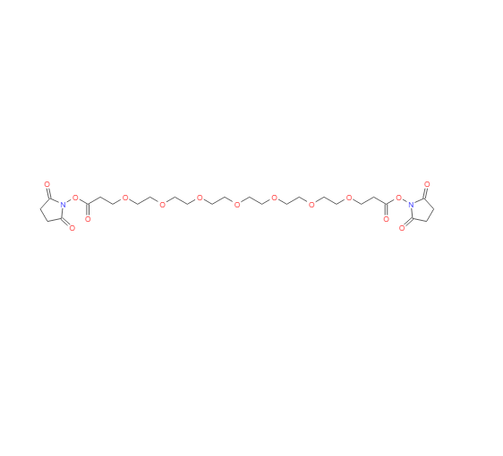 双聚乙二醇7-NHS酯,alpha, oMega-DisucciniMidyl hexaethylene glycol