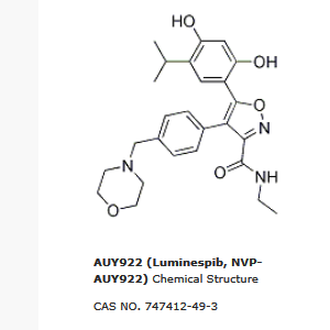 AUY922 (Luminespib,NVP-AUY922)|HSP90抑制剂