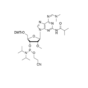 DMTr-2'-O-Me-N2-iBu-N6-dmf- 2-amido-rA-3'-CE-Phosphoramidite