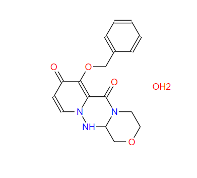 7-(芐氧基)-3,4,12,12A-四氫-1H-[1,4]噁嗪[3,4-C]吡啶并[2,1-F] [1,2,4]三嗪-6,8二酮半水合物,7-(benzyloxy)-3,4,12,12a-tetrahydro- 1H-[1,4]oxazino[3,4-c]pyrido[2,1-f][1,2,4]triazine- 6,8-dione, hemihydrate