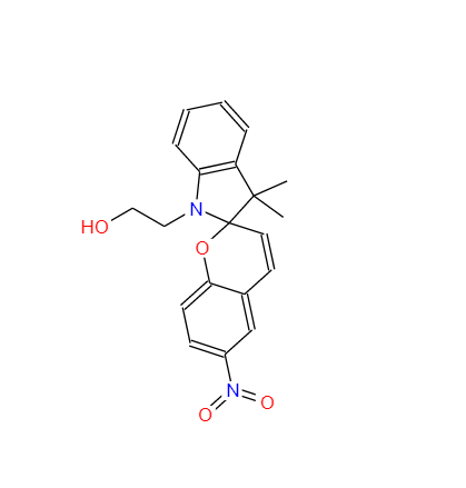 N-羟乙基-3,3-二甲基-6-硝基吲哚啉螺吡喃,3',3'-Dimethyl-6-nitro-spiro[2H-1-benzopyran-2,2'-indoline]-1'-ethanol