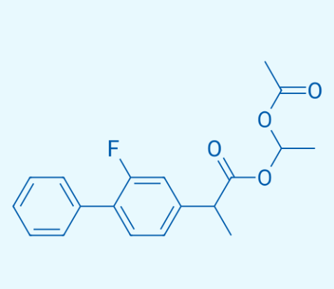 氟比洛芬酯,(±)-2-(2-Fluoro-4-biphenylyl)propionic acid 1-(acetoxy)ethyl ester