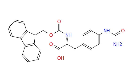 4-[(氨基羰基)氨基]-N-[芴甲氧羰基]-D-苯丙氨酸,Fmoc-D-Aph(Cbm)-OH