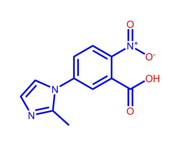 5-(2-甲基-1H-咪唑-1-基)-2-硝基苯甲酸,5-(2-methylimidazol-1-yl)-2-nitrobenzoic acid
