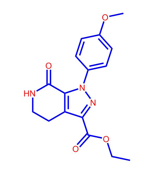 1-(4-甲氧基苯基)-7-氧代-4,5,6,7-四氢-1H-吡唑并[3,4-c]吡啶-3-羧酸乙酯,Ethyl1-(4-methoxyphenyl)-7-oxo-4,5,6,7-tetrahydro-1H-pyrazolo[3,4-c]pyridine-3-carboxylate