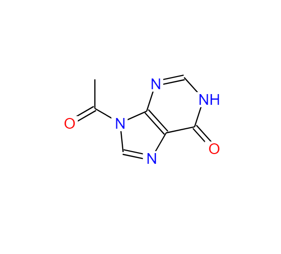 9-乙酰基-1,9-二氢-6H-嘌呤-6-酮,Acetyl hypoxanthine