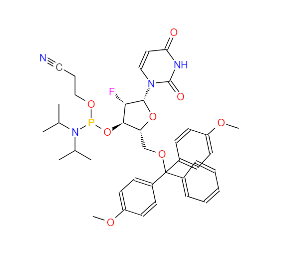 2'-ARA-2'-F-2'-DU单体(U-FANA单体),2'-Fluoro-2'-deoxy-ara-U-3'-phosphoramidite