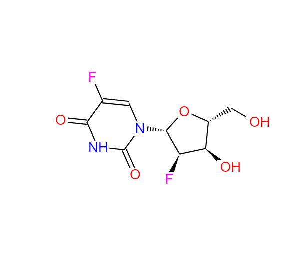 5-氟-2'-脱氧-2'-氟尿苷,5-fluoro-1-(2'-fluoro-2'-deoxyribofuranosyl)uracil