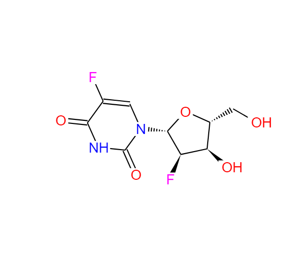 5-氟-2'-脫氧-2'-氟尿苷,5-fluoro-1-(2'-fluoro-2'-deoxyribofuranosyl)uracil