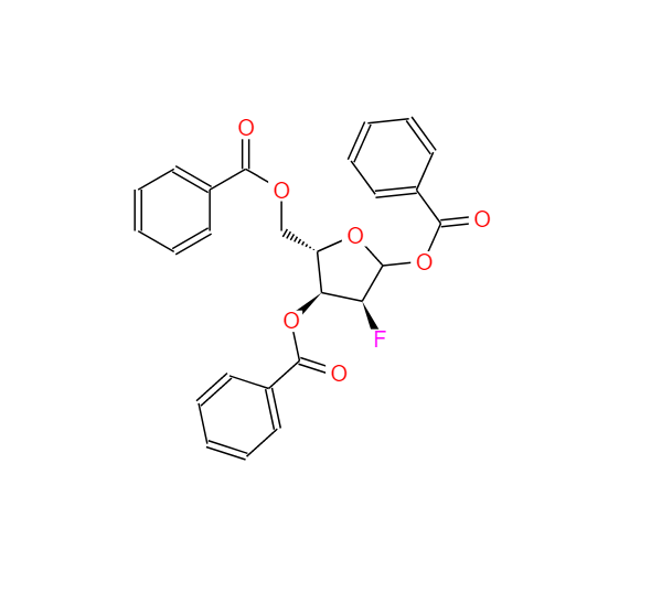 1,3,5-三-O-苯甲酰基-2-脱氧-2-氟-alpha-L-阿拉伯呋喃糖,1,3,5-Tri-O-benzoyl-2-deoxy-2-fluoro-alpha-L-arabinofuranose