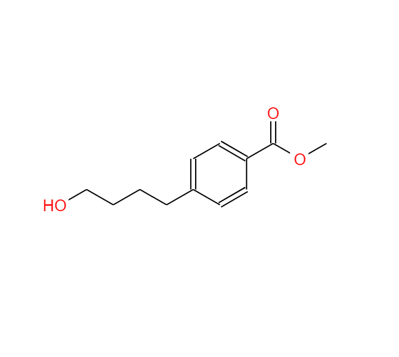 甲基4-(4-羟基丁基)苯甲酸酯,4-(4-Hydroxybutyl)benzoic acid Methyl ester