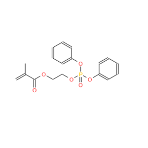 甲基丙烯酸-2-羟乙酯磷酸二苯酯,Methacrylic acid, 2-hydroxyethyl ester diphenyl phosphate