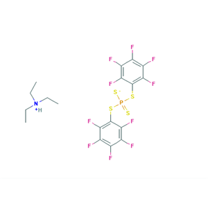 Phosphorotetrathioic acid bis(2,3,4,5,6-pentafluorodiphenyl) ester triethylamine salt,Phosphorotetrathioic acid bis(2,3,4,5,6-pentafluorodiphenyl) ester triethylamine salt