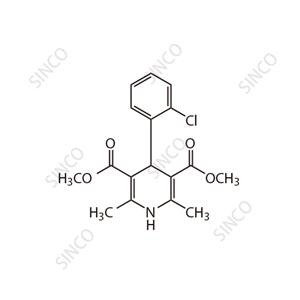 氨氯地平杂质G,Dimethyl 4-(2-Chlorophenyl)-2,6-dimethyl-1,4-dihydropyridine-3,5-dicarboxylate
