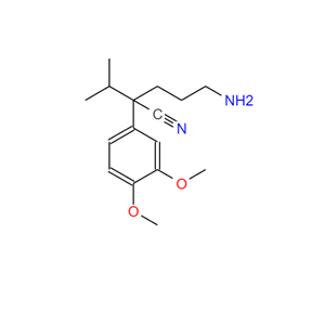 5-氨基-2-(3,4-二甲氧基苯基)-2-异丙基戊腈