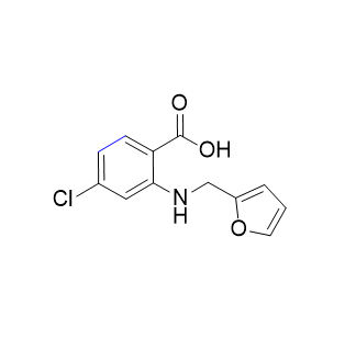 呋塞米杂质09,4-chloro-2-((furan-2-ylmethyl)amino)benzoic acid