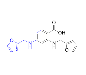 呋塞米杂质12,2,4-bis((furan-2-ylmethyl)amino)benzoic acid