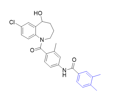 托伐普坦杂质06,N-(4-(7-chloro-5-hydroxy-2,3,4,5-tetrahydro-1H-benzo[b]azepine-1-carbonyl)-3-methylphenyl)-3,4-dimethylbenzamide