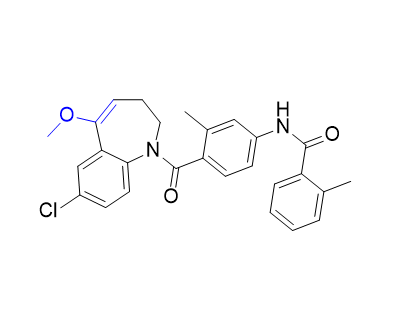 托伐普坦杂质16,N-(4-(7-chloro-5-methoxy-2,3-dihydro-1H-benzo[b]azepine-1-carbonyl)-3-methylphenyl)-2-methylbenzamide