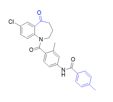 托伐普坦杂质17,N-(4-(7-chloro-5-oxo-2,3,4,5-tetrahydro-1H-benzo[b]azepine-1-carbonyl)-3-methylphenyl)-4-methylbenzamide