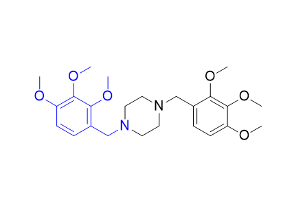 曲美他嗪杂质02,1,4-bis(2,3,4-trimethoxybenzyl)piperazine