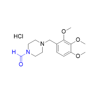 曲美他嗪杂质09,4-(2,3,4-trimethoxybenzyl)piperazine-1-carbaldehyde hyrochloride