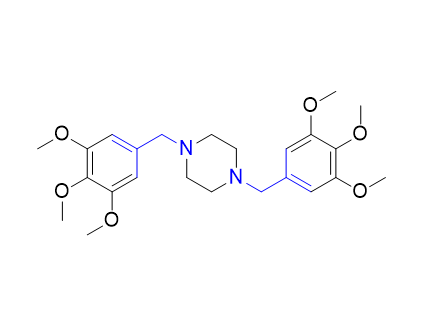 曲美他嗪雜質(zhì)11,1,4-bis(3,4,5-trimethoxybenzyl)piperazine