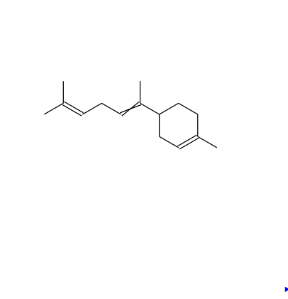 红没药烯,6-methyl-2-(4-methylcyclohex-3-enyl)hept-2,5-diene