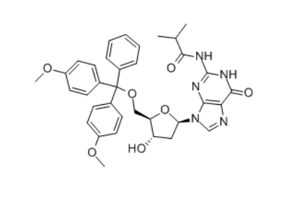 5-O-(4,4-二甲氧基三苯基)-N2-异丁酰基-2-脱氧鸟苷,5'-O-Dimethoxytrityl-N-isobutyryl-deoxyguanosine