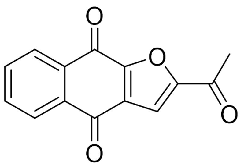 2-乙酰基呋喃并-1,4-萘醌，那帕卡辛,2-Acetylfuro-1,4-naphthoquinone