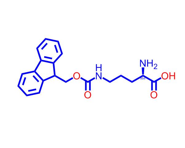 N^d-Fmoc-L-鸟氨酸,N^d-Fmoc-L-ornithine