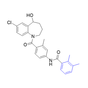 托伐普坦杂质07,N-(4-(7-chloro-5-hydroxy-2,3,4,5-tetrahydro-1H-benzo[b]azepine-1-carbonyl)-3-methylphenyl)-2,3-dimethylbenzamide