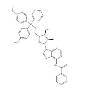N-(9-((2R,3R,4R,5R)-5-((双(4-甲氧基苯基)(苯基)甲氧基)甲基)-3-氟-4-羟基四氢呋喃-2-基)-9H-嘌呤-6-基)苯甲酰胺
