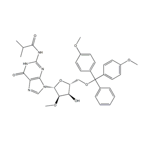 5-O-[双(4-甲氧基苯基)苯甲基]-2-O-甲基-N-(2-甲基-1-氧丙基)鸟苷
