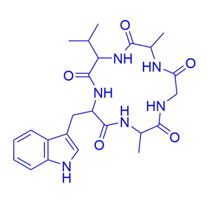 植物环肽Cyclo（Ala-Gly-Ala-Val-Trp）/王不留行环肽B/164991-89-3