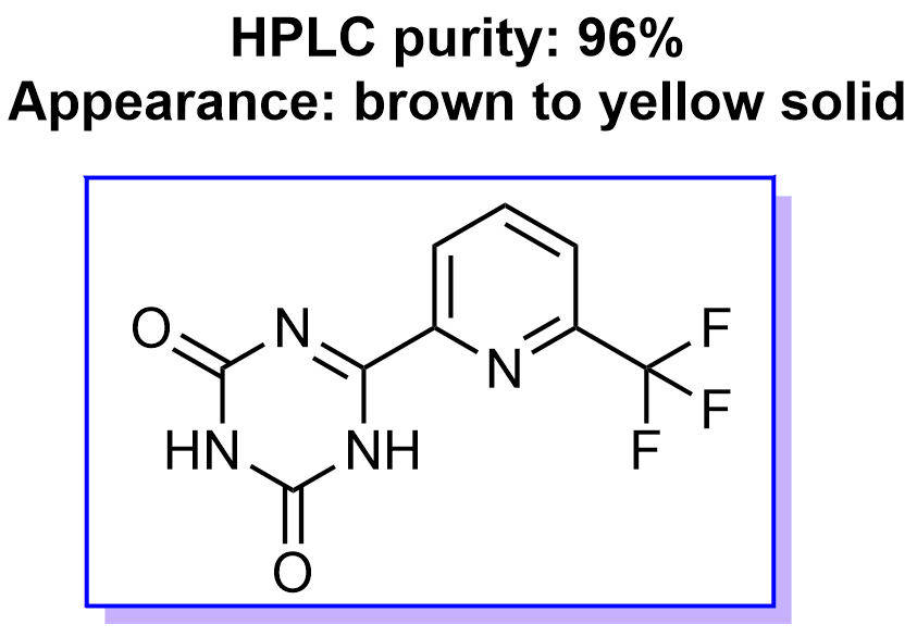 6-(6-(trifluoromethyl)pyridin-2-yl)-1,3,5-triazine-2,4(1H,3H)-dione