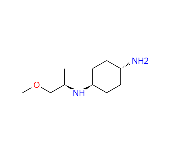 反式-(1R,4R)-N1-((R)-1-甲氧基丙烷-2-基)环己烷-1,4-二胺,1,4-Cyclohexanediamine, N1-[(1R)-2-methoxy-1-methylethyl]-, trans-