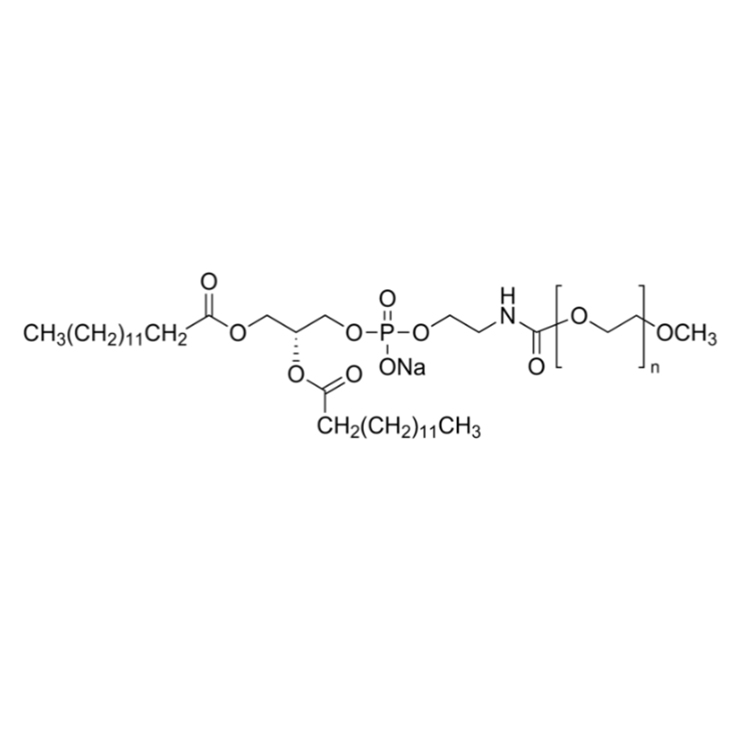 二肉豆蔻酰磷脂酰乙醇胺-聚乙二醇2000(钠盐),DMPE-mPEG2000 Na