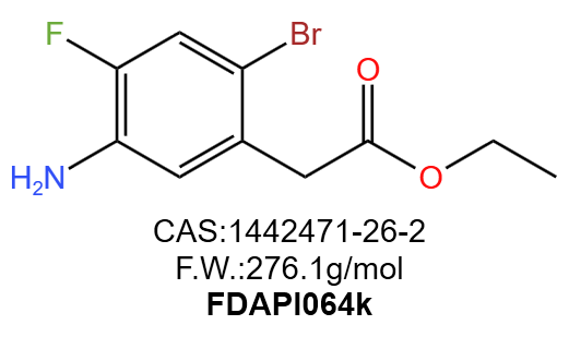 2-溴-4-氟-5-氨基苯乙酸乙酯,Ethyl 2-(5-amino-2-bromo-4-fluorophenyl)acetate
