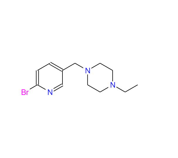 1-[(6-溴-3-吡啶基)甲基]-4-乙基-哌嗪,Piperazine, 1-[(6-broMo-3-pyridinyl)Methyl]-4-ethyl-