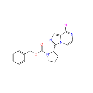 阿卡布鲁替尼,(S)-benzyl 2-(8-chloroimidazo[1,5-a]pyrazin-3-yl)pyrrolidine-1-carboxylate