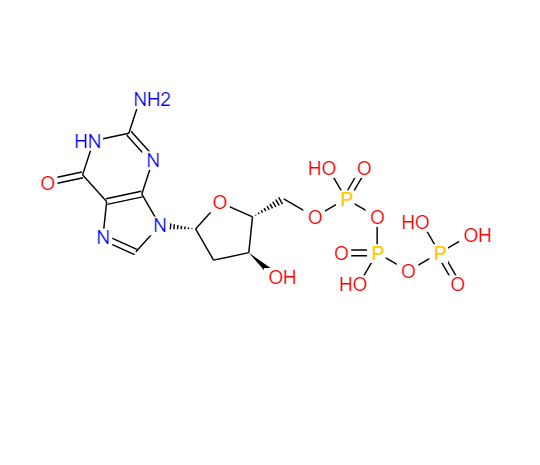2′-脱氧鸟苷 5′-(四氢三磷酸酯),2'-DEOXYGUANOSINE-5'-TRIPHOSPHORIC ACID, DISODIUM