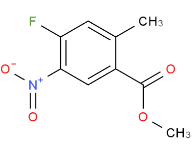 2-甲基-4-氟-5-硝基苯甲酸甲酯,Methyl 4-Fluoro-2-methyl-5-nitrobenzoate